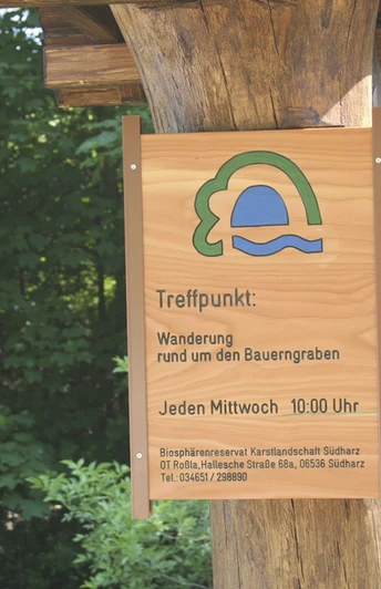 Rundwanderweg "Bauerngraben" - episodischer See im Karstwandergebiet