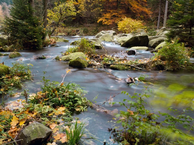 Wasserspiele im Okertal