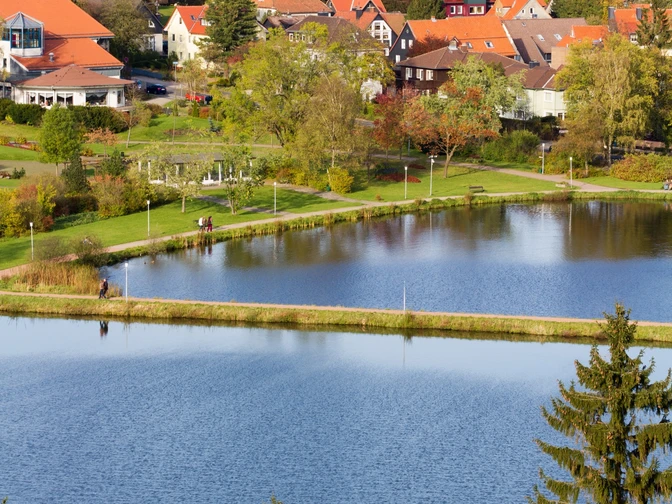 Blick auf den heilklimatischen Kurort Hahnenklee