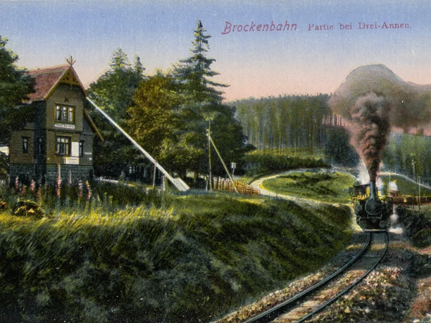Brockenbahn near Drei Annen Hohne