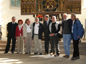 Pilgergruppe in der St. Stephaniekirche Osterwieck