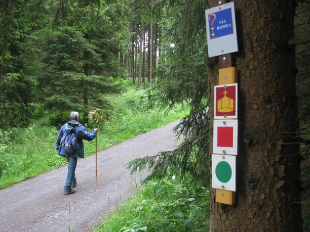 The pilgrimage route "VIA ROMEA"