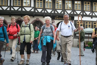 Auf dem Marktplatz Wernigerode