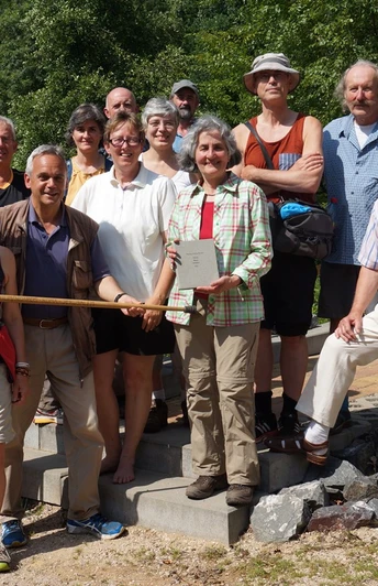 Pilgergruppe in Neustadt