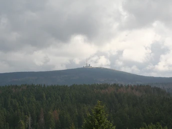 Blick von Torfhaus zum Brocken