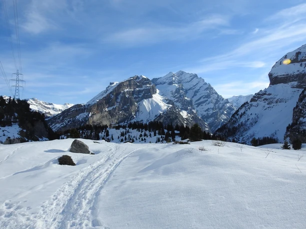 Rückblick Richtung Kandersteg, Fisistock und Gasteretal
