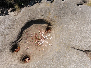 Hufabdruck auf der Rosstrappe