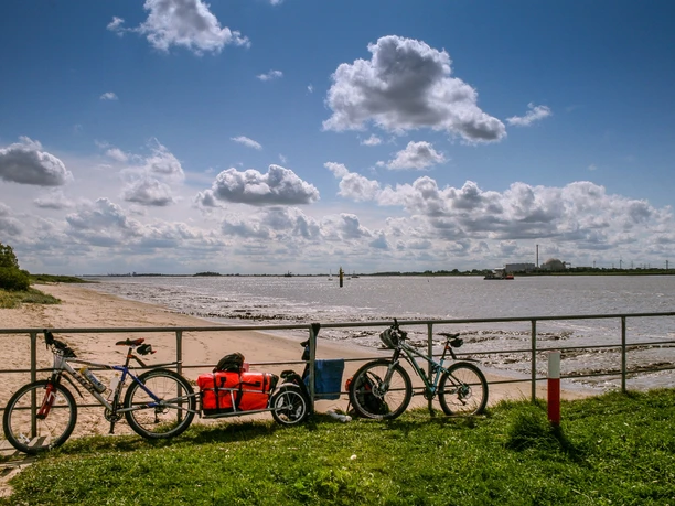 Weserstrand, südliches Cuxland