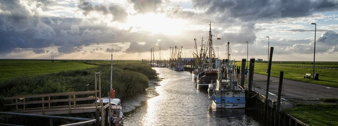 Kutterhafen an der Wurster Nordseeküste; Cuxland