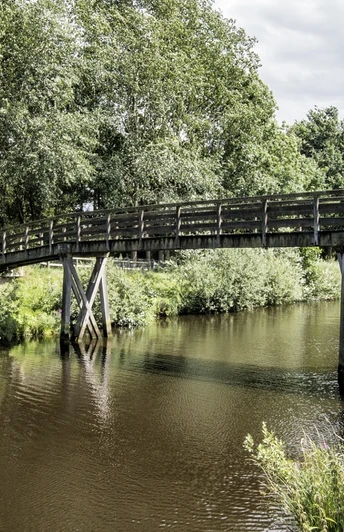Brücke in Bad Bederkesa, Cuxland