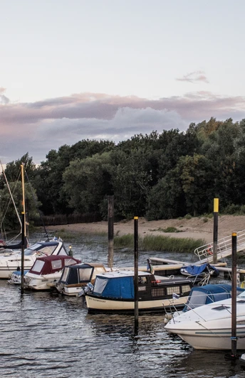 Kleiner Hafen an der Weser, Sandstedt