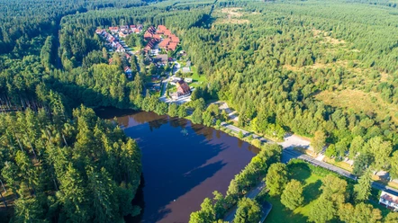 Waldseebad Hasselfelde von oben