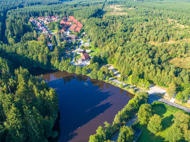 Waldseebad Hasselfelde from above
