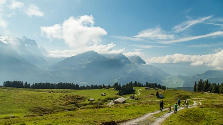 Gewaltige Aussicht ins Haslital.