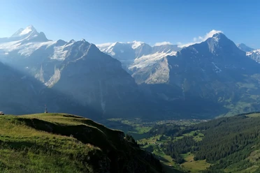 Aussicht von Grindelwald First.