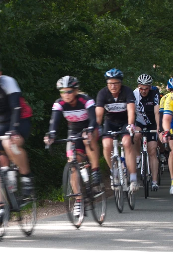 Teilnehmer auf der RTF Muskeltour