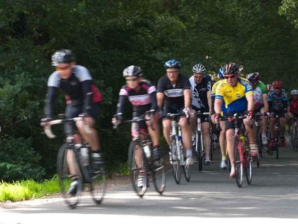 Teilnehmer auf der RTF Muskeltour