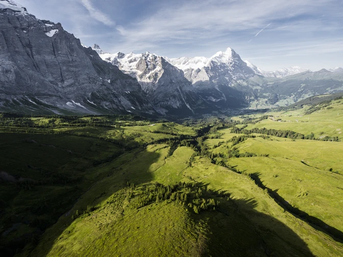 Blick auf Grindelwald