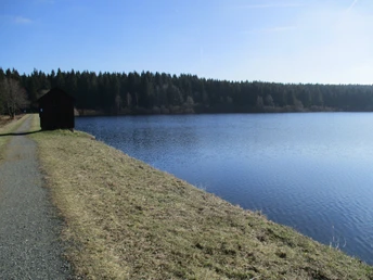 Hirschler Pond with a new harrow system