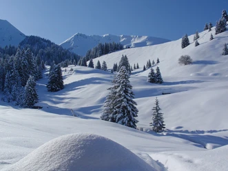 Winter landscape at Alp Ottenschwand