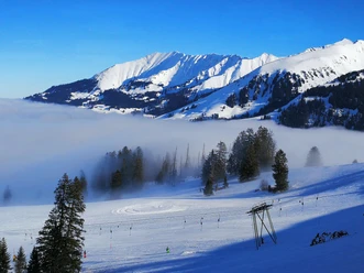 Fascinating panoramic view of the Niesen range