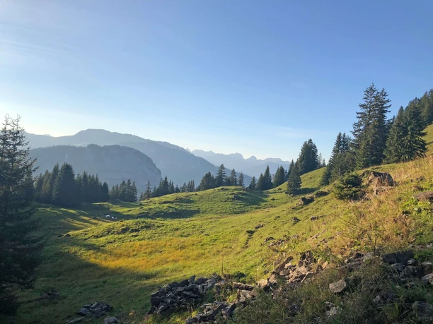 Randonnée avec vue dégagée