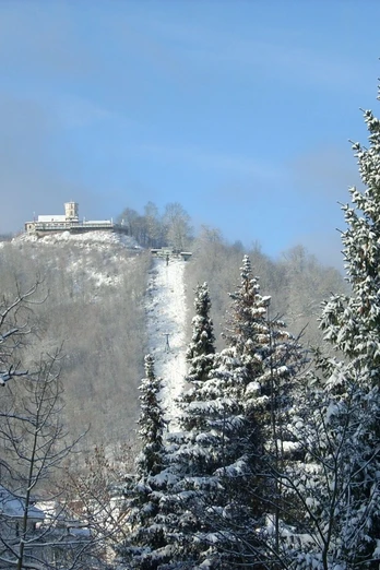 Blick auf den Hausberg