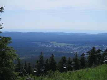 View from the Wurmberg of Braunlage