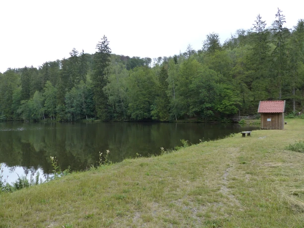 Neuer Teich - idyllisch ruhig gelgen