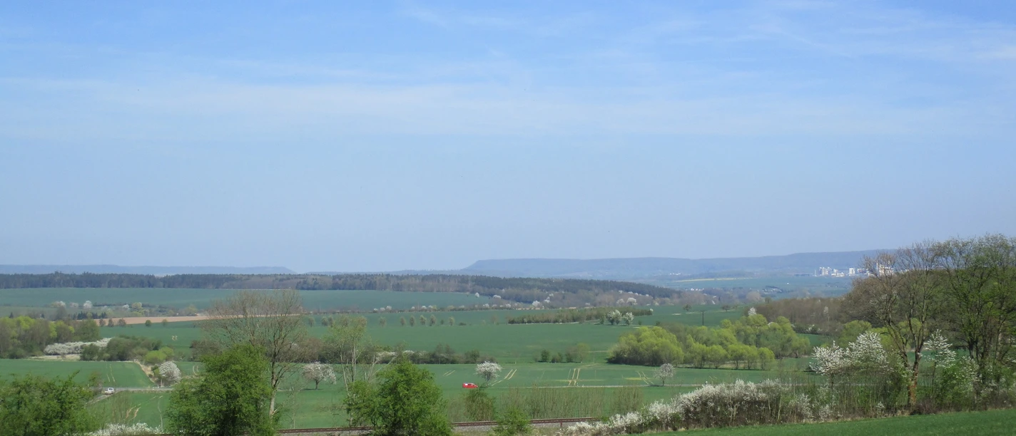 Aussicht vom südlichen Harzrand