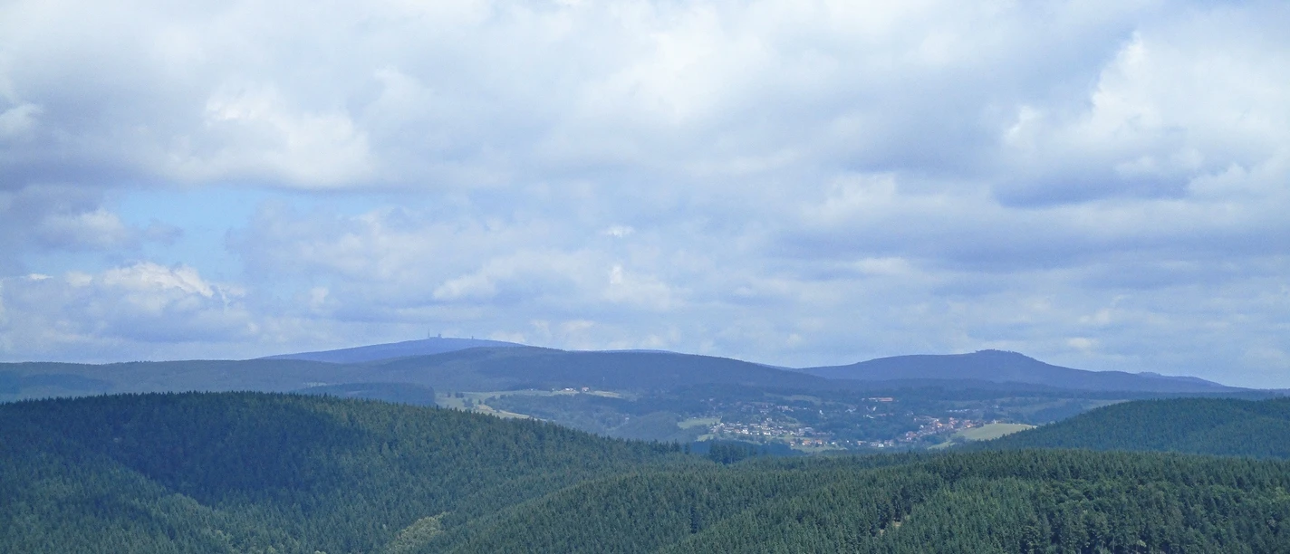 On the Großer Knollen "The Brocken of the South Harz"