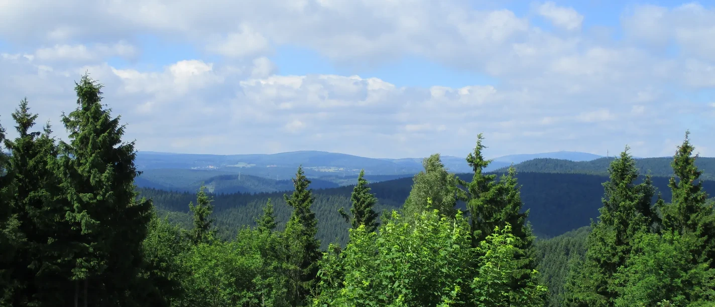 View from Ravensberg to Brocken
