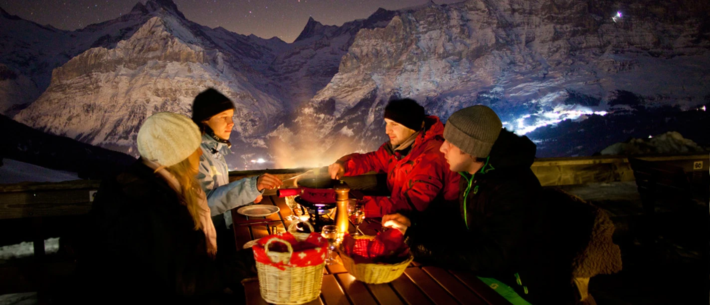 Nachtschlittel-Highlight auf der Bussalp