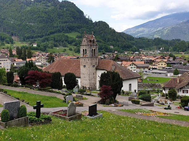 Friedhof, Dorfkirche Gsteigwiler