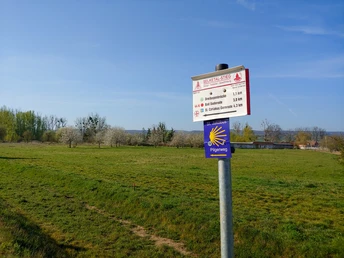 Wegeschild bei Quarmbeck