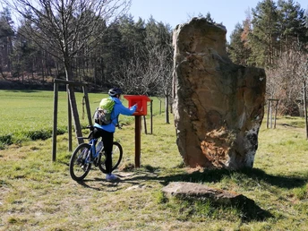 Stempelstelle Im Schatten der Hexen am Eselstall Westerhausen