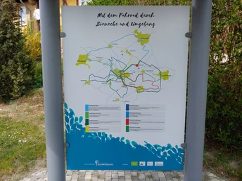 Hinweis-Tafel in Börnecke