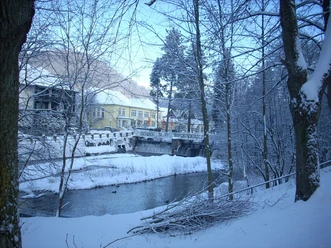 Kurpark und Wanderwege im Winter