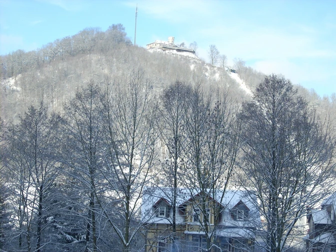Blick auf den Hausberg