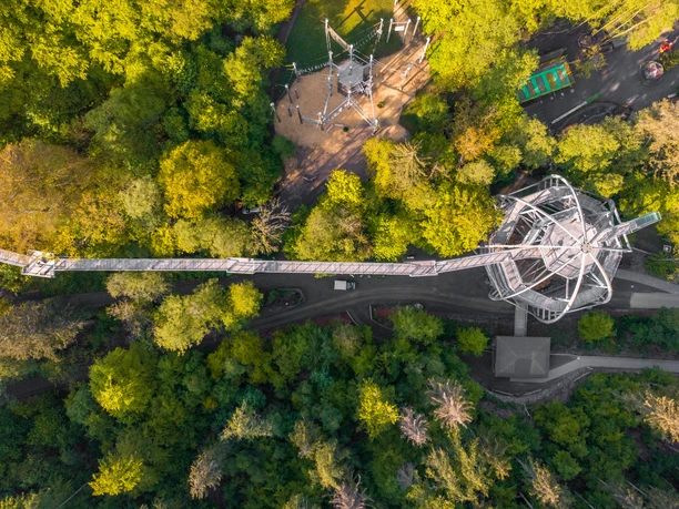 Baumwipfelpfad Harz Draufsicht