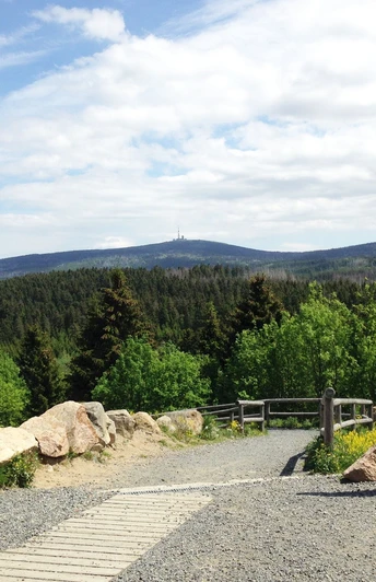 Blick zum Brocken vom Torfhaus