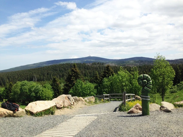 Blick zum Brocken vom Torfhaus