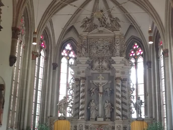 Monastery Hiking Trail - Interior View of St. Bartholomew's Church