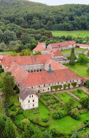 Michaelstein Monastery - Aerial view