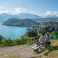 Aussicht Spiez Rebberg Buch Thunersee