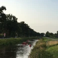 Canoeists on the Nordloher Canal