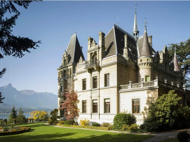 Schloss Hünegg in Hilterfingen am Thunersee