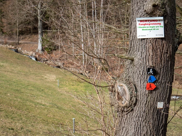 Hinweisschilder | Neuer Teich