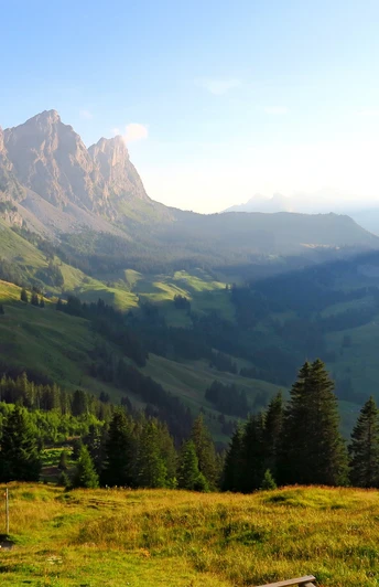 Ausblick vom Chalet du Soldat.