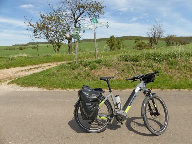 In der Hohen Schrecke sind die Wege gut ausgeschildert.